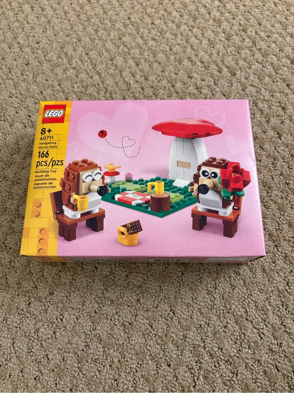 New in Box, Unopened Hedgehog Picnic Date Set